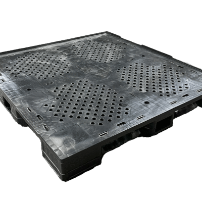 New Monoflo 45" x 48" x 6" All Black Stackable Pallet