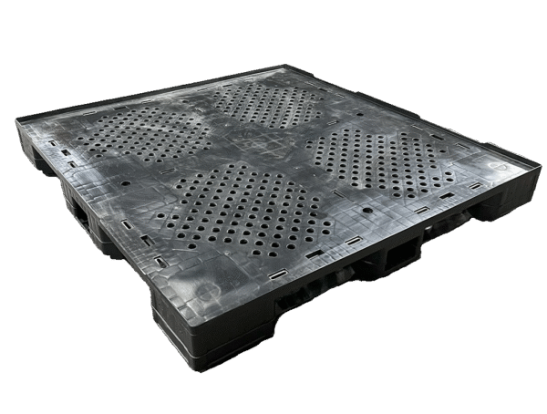 New Monoflo 45" x 48" x 6" All Black Stackable Pallet