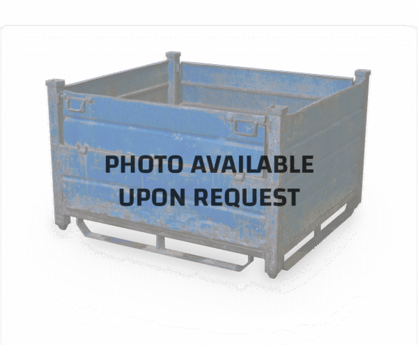 Used BCD 56" x 48" x 40.5" Steel Tub 53" Side - 2 Drop Doors
