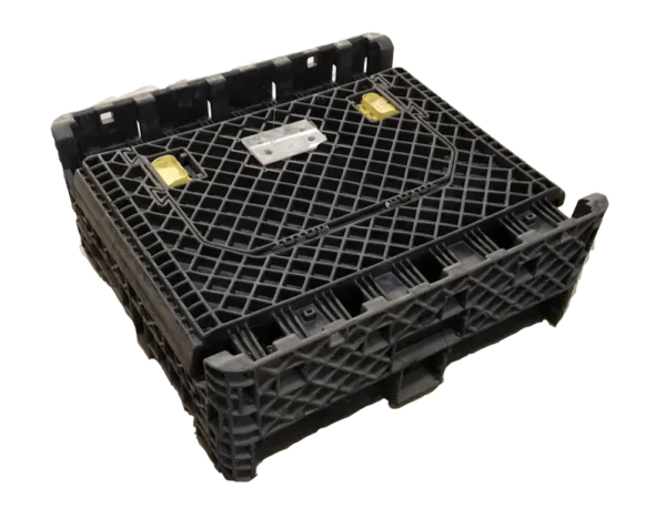 Reconditioned BCD 30" x 32" x 34" All Black Bulk Container - Image 9