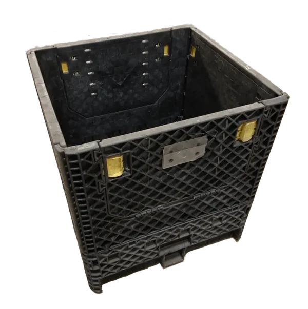 Reconditioned BCD 30" x 32" x 34" All Black Bulk Container