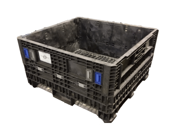 Reconditioned BCD 30" x 32" x 25" All Black Bulk Container