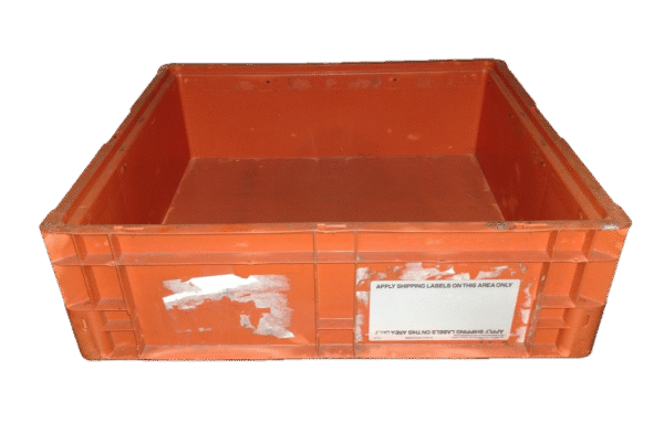 Used BCD  24" x 22" x 7" Orange Hand Tote Reinforced Bottom - Image 3