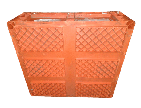 Used BCD  24" x 22" x 7" Orange Hand Tote Reinforced Bottom - Image 2