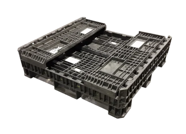 Reconditioned BCD 45" x 48" x 25" All Black All Good Original Runner HDR/HDRNV Bulk Container - Image 2