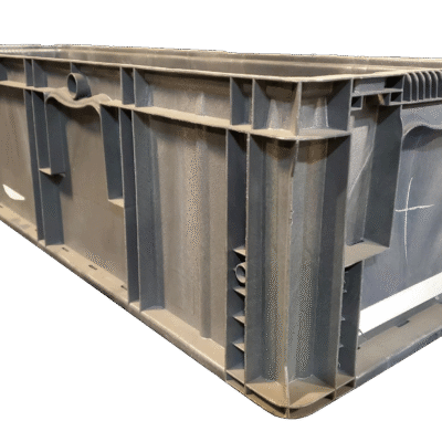 Used BCD 48" x 15" x 11" Gray Hand Tote Reinforced Bottom