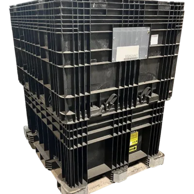 57″ x 45″ x 64" Used BCD Seed Bin With Lid