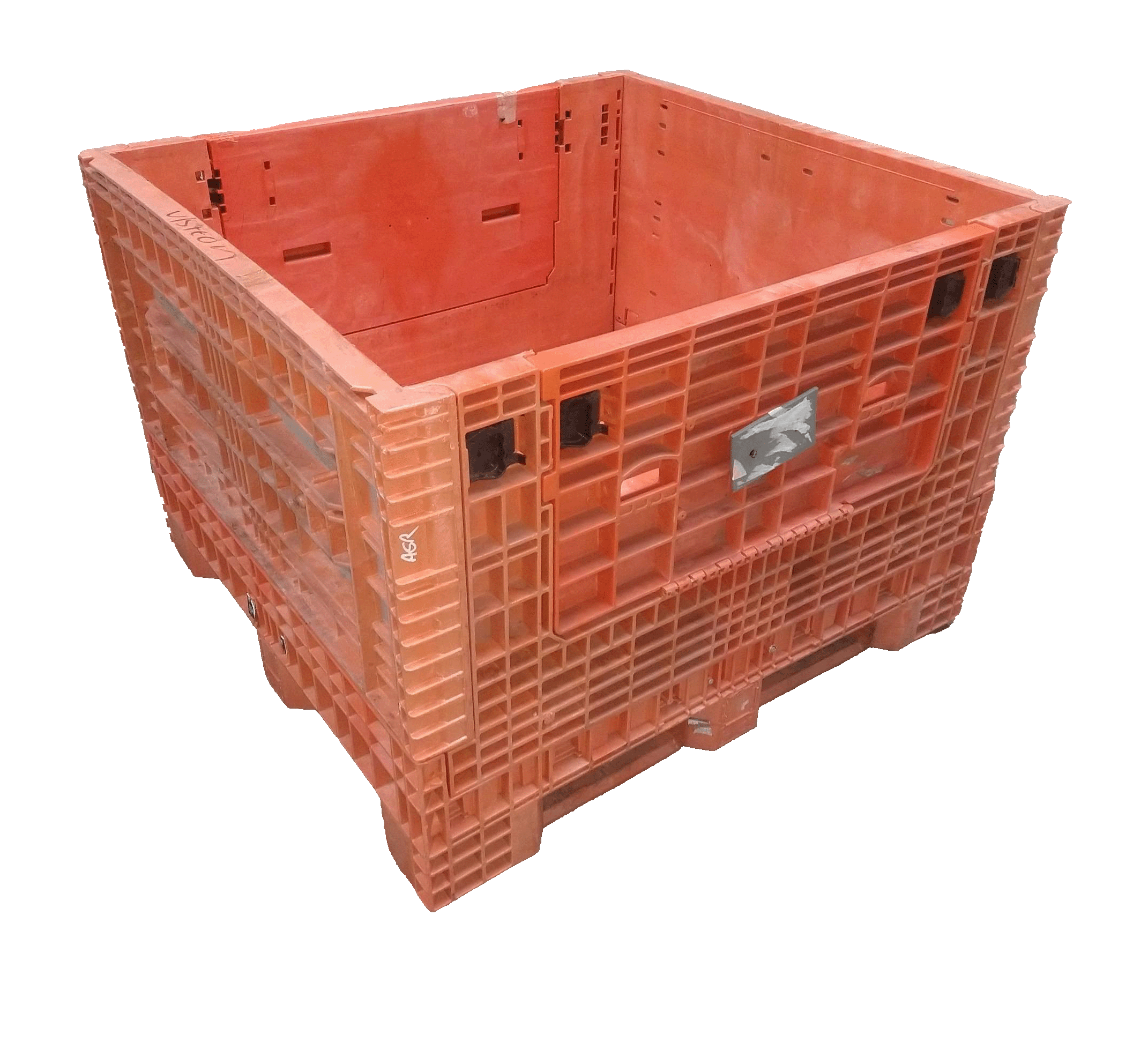Reconditioned BCD 45" x 48" x 34" Mixed Color All Good Runner Collapsible Bulk Container - Image 5