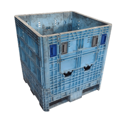 Reconditioned BCD 30" x 32" x 34" All Blue All Good Runner Bulk Container