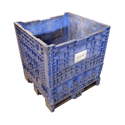 Reconditioned Buckhorn BS 30" x 32" x 34" Mixed Color Collapsible Bulk Container