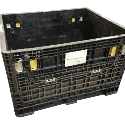 Reconditioned BCD 40" x 48" x 30" All Black Bulk Container