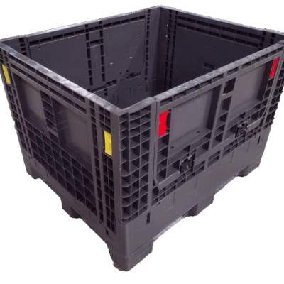 Reconditioned Monoflo 40" x 48" x 34" All Gray All Good Runner Bulk Container