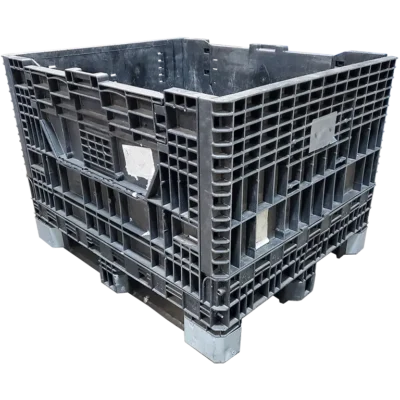Reconditioned BCD 40" x 48" x 34" All Black Bulk Container