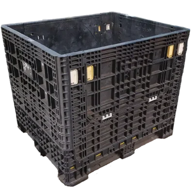 Reconditioned BCD 40" x 48" x 39" All Black Bulk Container