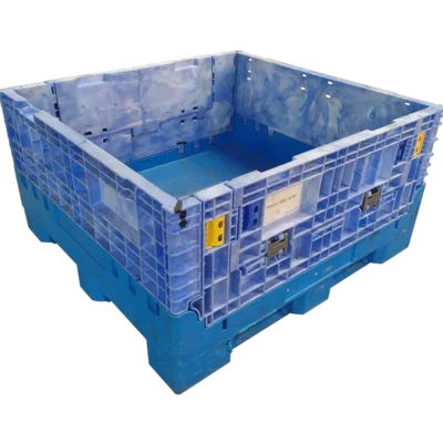 Reconditioned Buckhorn BN 45" x 48" x 25" All Blue All Good Runner Bulk Container