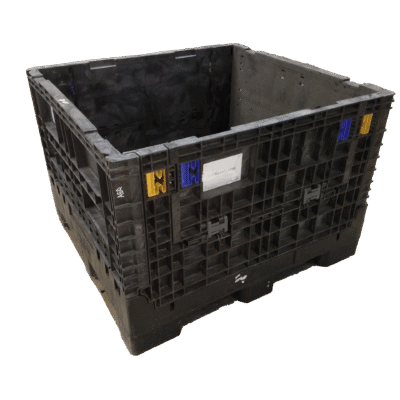 Reconditioned Buckhorn BN 45" x 48" x 34" All Black All Good Runner Bulk Container