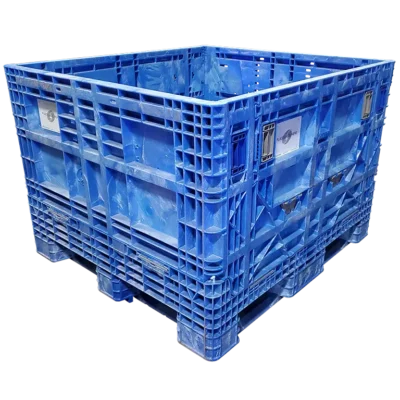Reconditioned BCD 45" x 48" x 34" All Blue All Good Runner Bulk Container