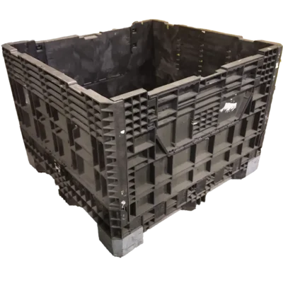 Reconditioned Buckhorn BH 45" x 48" x 34" All Black Bulk Container
