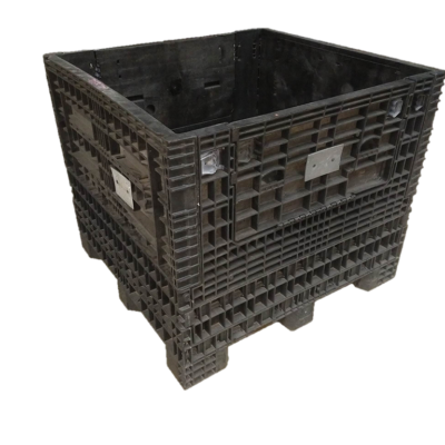 Reconditioned BCD 45" x 48" x 40" All Black All Good Runner Bulk Container