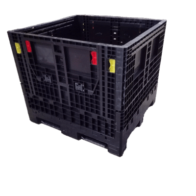 Lightly Used Monoflo 45" x 48" x 42" All Black Bulk Container