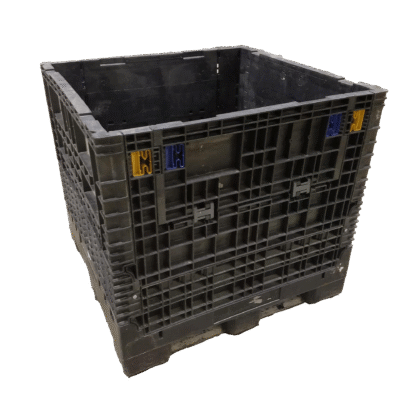 Reconditioned BCD 45" x 48" x 44" All Black Bulk Container