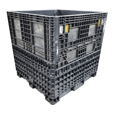 Reconditioned BCD 45" x 48" x 48" All Black All Good Runner Bulk Container