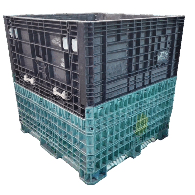 Reconditioned BCD 45" x 48" x 48" Mixed Color All Good Runner Bulk Container