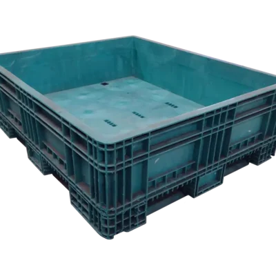 Reconditioned BCD 56" x 48" x 19" Mixed Color All Good Runner Fixed Wall Bulk Container