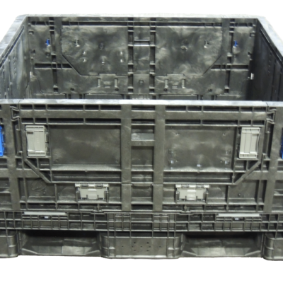 New Orbis HDMP 45" x 48" x 25" All Black Bulk Container