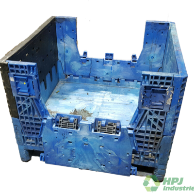 Reconditioned BCD 30" x 32" x 25" Mixed Color All Good Runner Collapsible Bulk Container