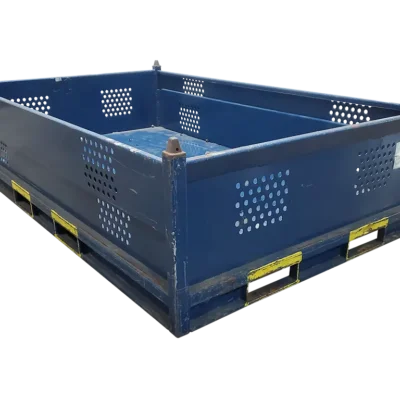 Used BCD 90" x 56" x 26" Steel Tub - 2 Drop Doors 90" Side
