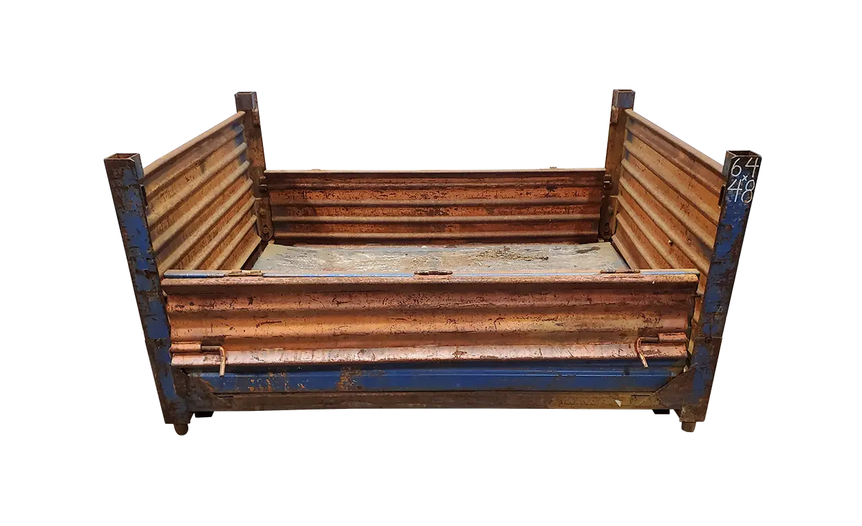 Used BCD 64" x 48" x 34" Steel Tub - 2 Drop Doors 64" Sides - Image 6