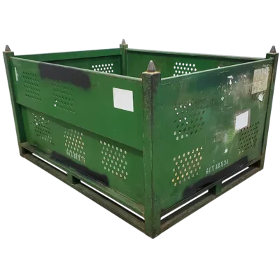 Used BCD 64" x 48" x 34" Steel Tub - 2 Drop Doors 64" Sides