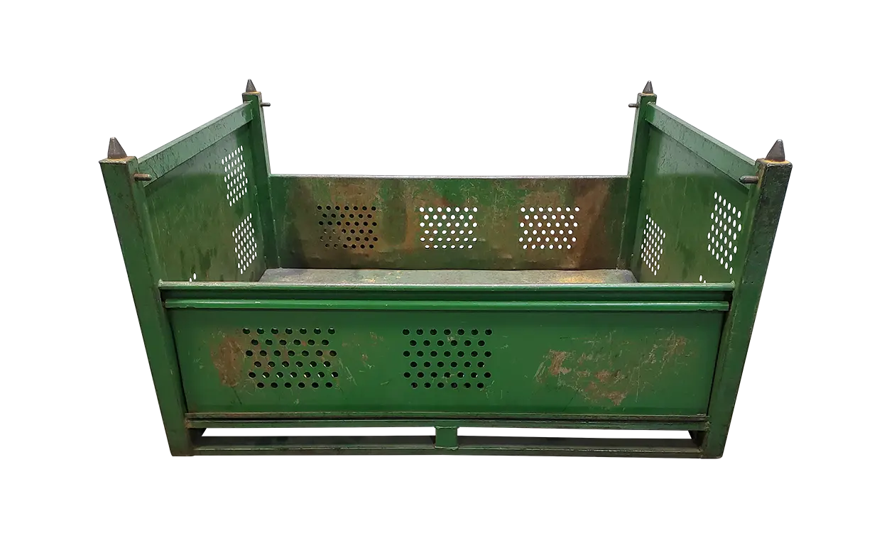 Used BCD 64" x 48" x 34" Steel Tub - 2 Drop Doors 64" Sides - Image 2