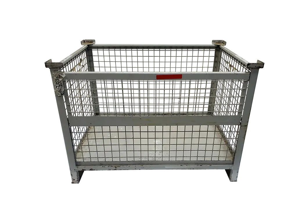 Used BCD 49" x 36" x 34" Wire Basket - 1 Drop Door 49" Side - Image 2