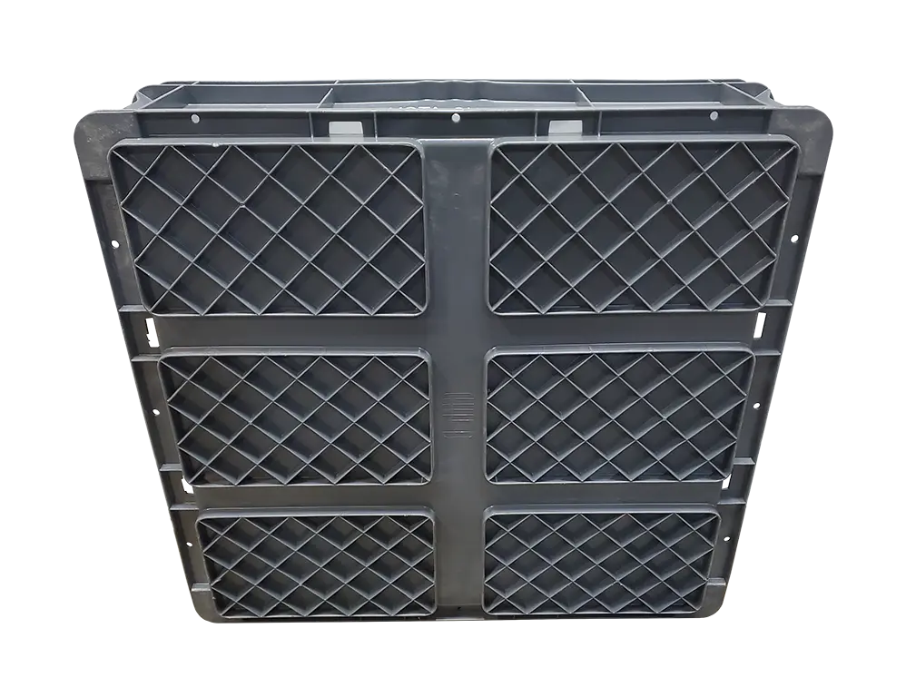 Used BCD 24" x 22" x 7" Gray Hand Tote Reinforced Bottom - Image 2